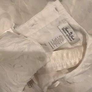 Janie and Jack Special Occasion - White gown - 6-12 months